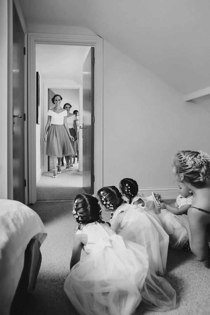 bridesmaids wedding photo