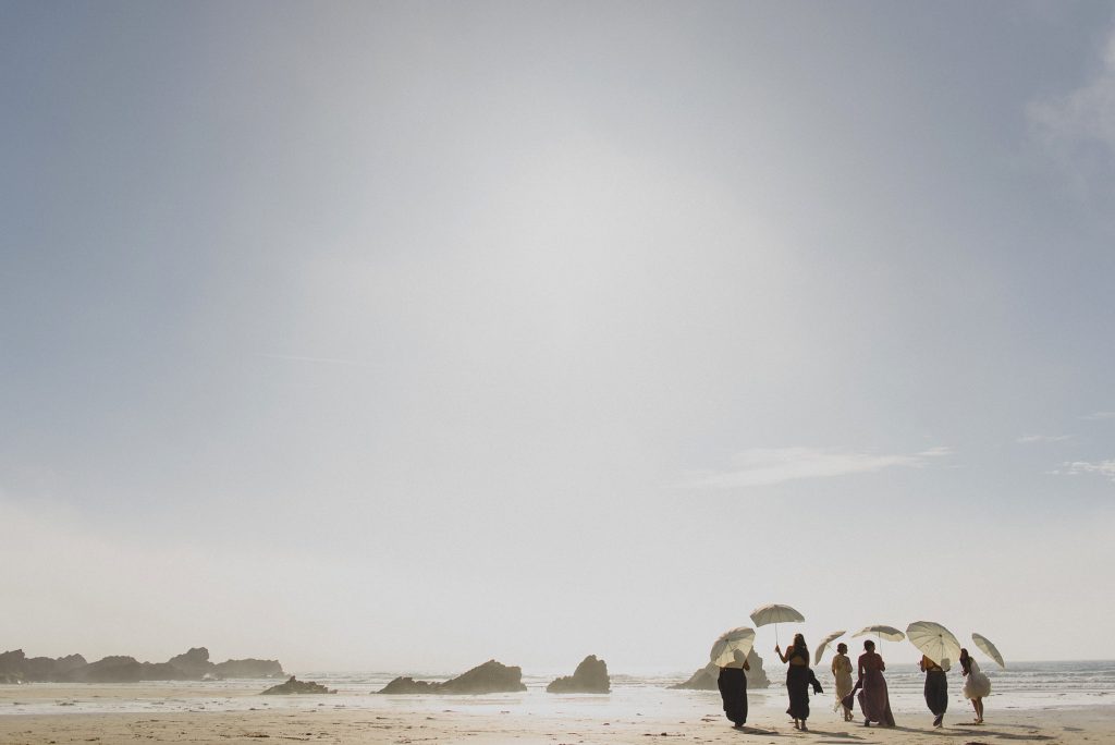 lusty glaze beach wedding photographer