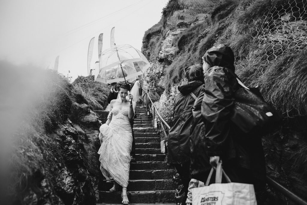 lusty glaze rainy wedding