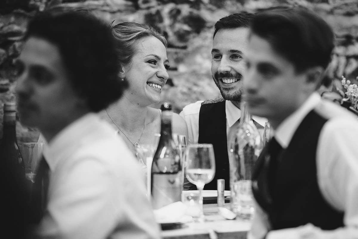 Wedding speeches at Anran glass house