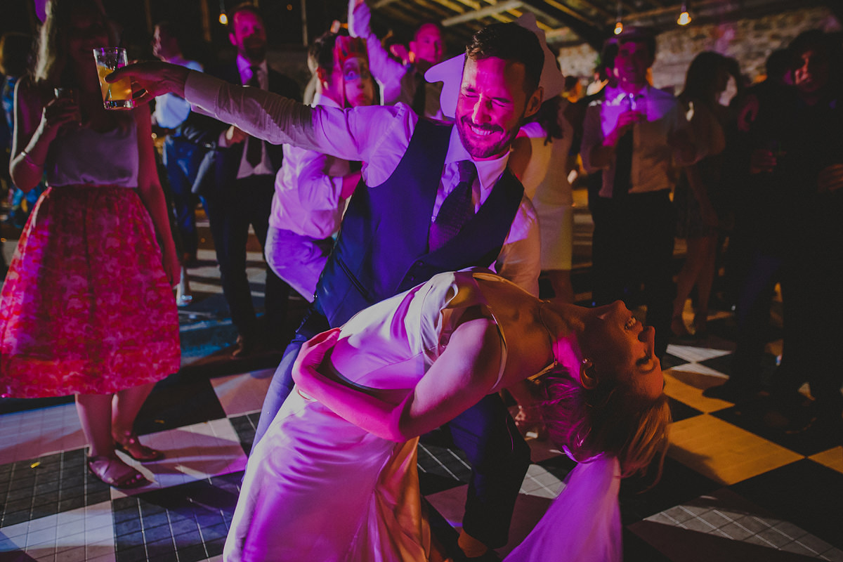 Bride and groom first dance at Anran