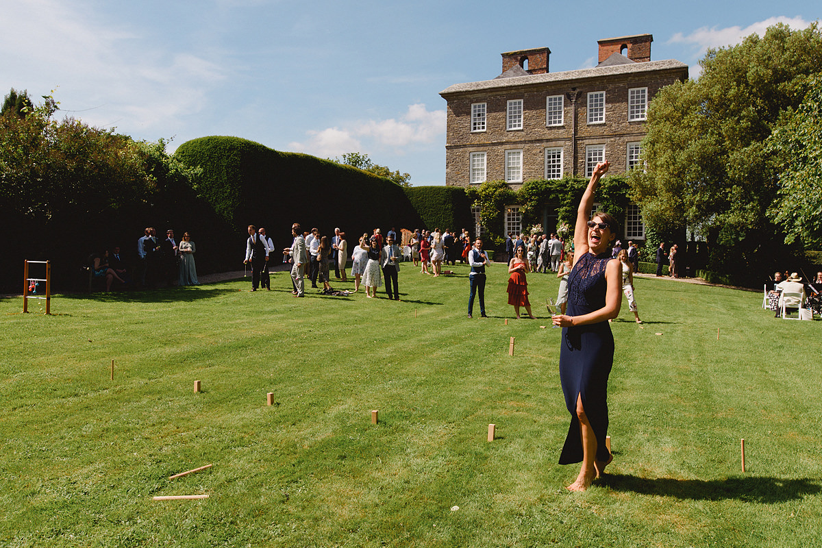 Lawn games at Kingston Estate
