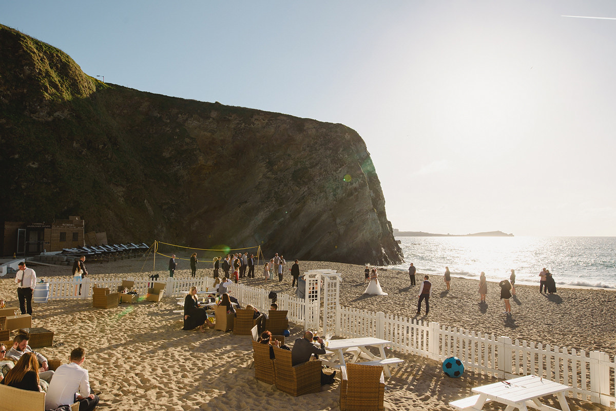 Lusty Glaze beach wedding venue