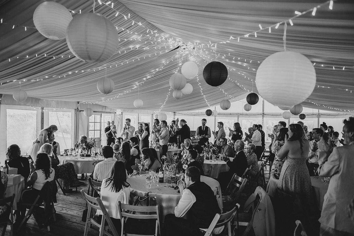 Speeches at Cornish Tipi Weddings