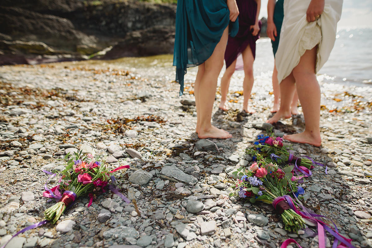 Reportage photo of wedding bouquets