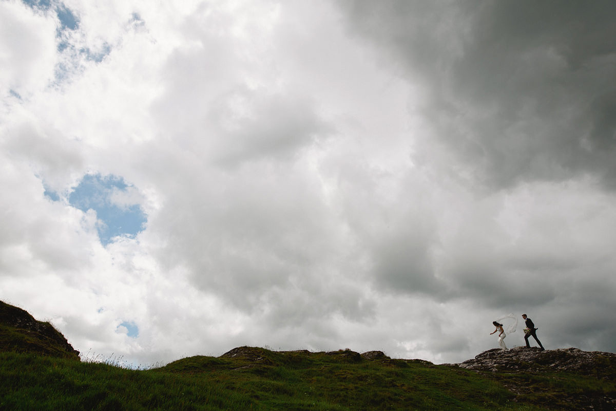 Brentor Church wedding photo