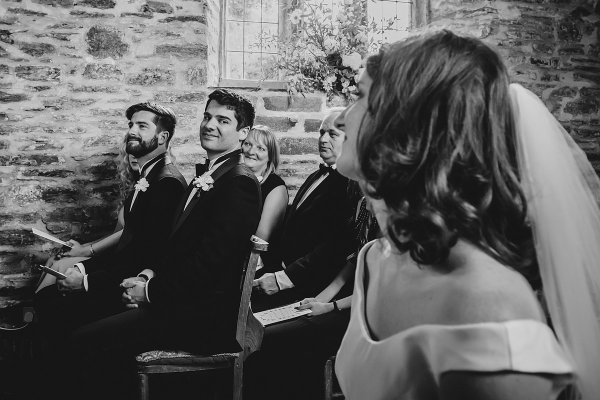 Brentor Church wedding photo